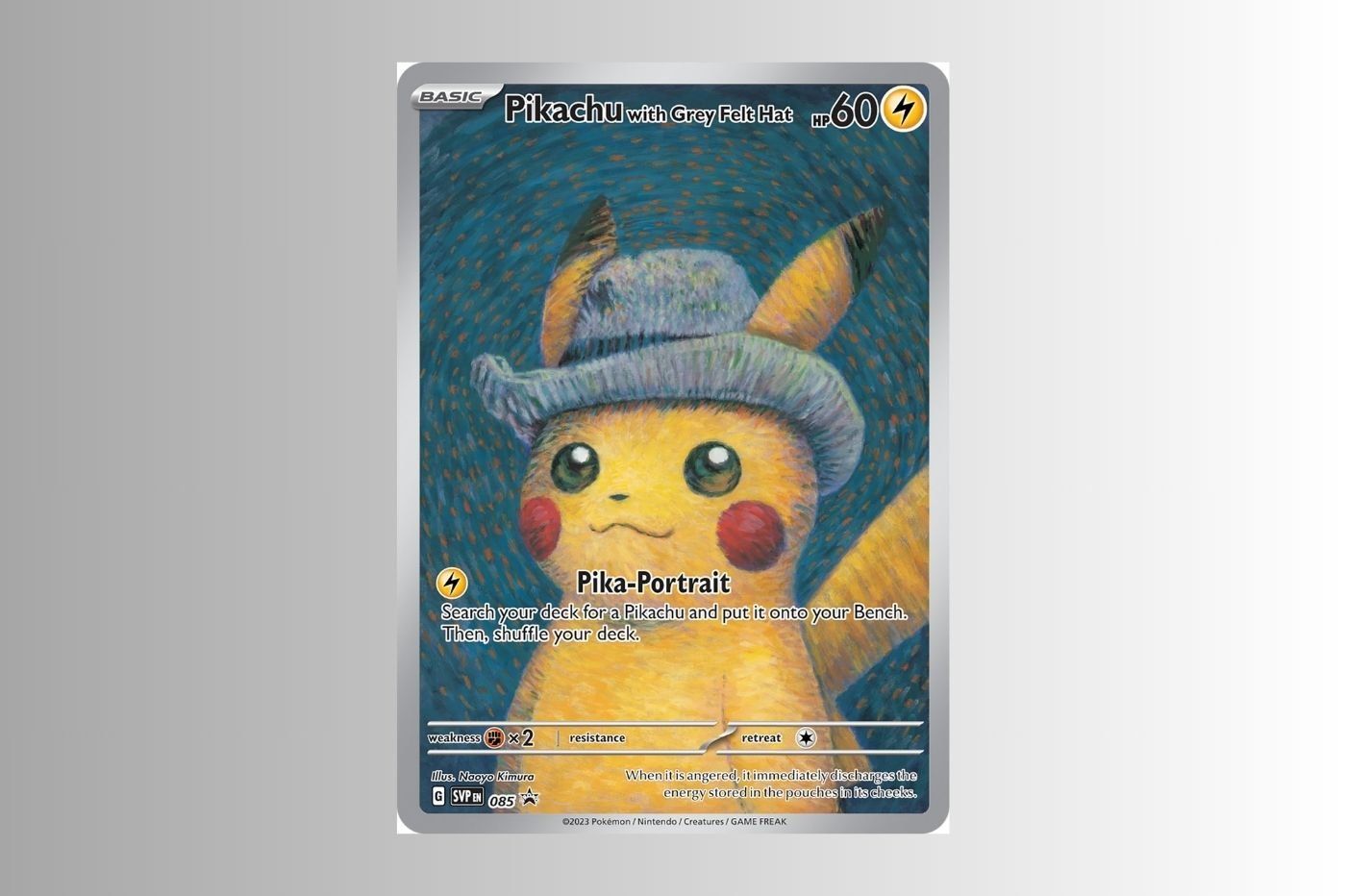 La carte Pokémon x Van Gogh ne sera plus disponible au musée suite au fiasco