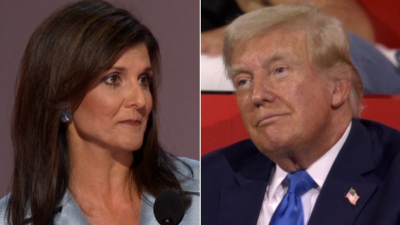 Trump campaign in talks with Nikki Haley to join him on the campaign trail to close the gender gap with Harris