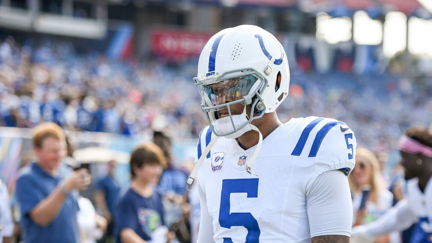 Anthony Richardson will start for Colts, Jonathan Taylor won't play