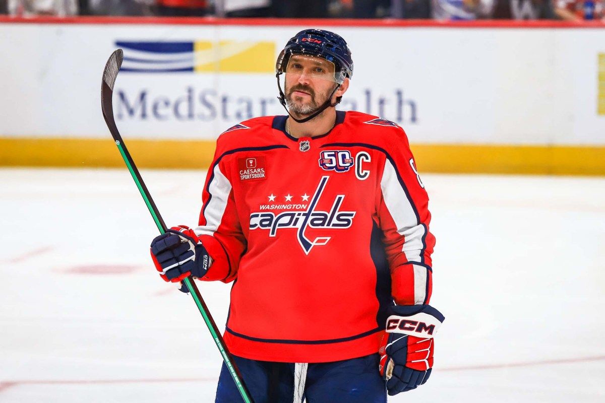 Alex Ovechkin becomes oldest player in NHL history to lead league in goals (min. 10 goals)