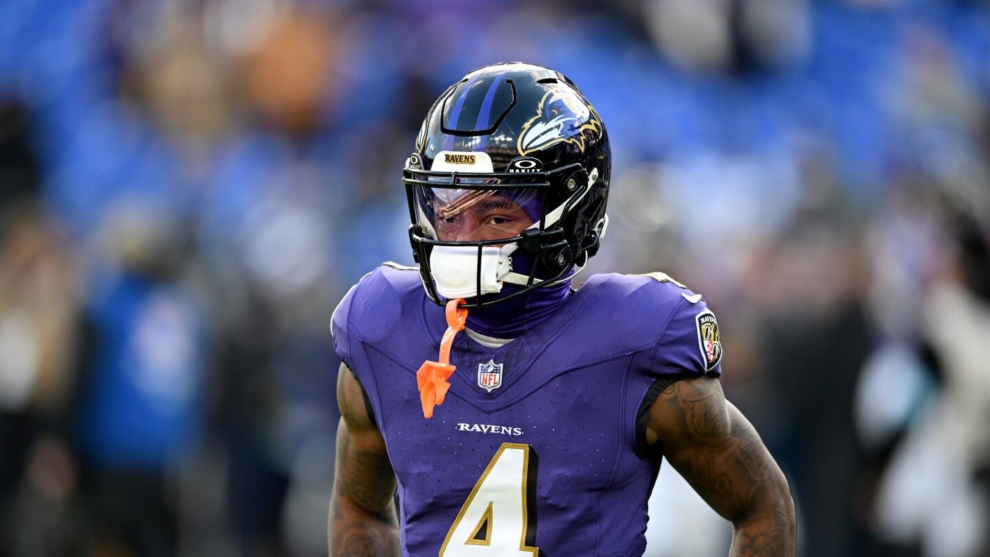 Ravens WR Zay Flowers is inactive vs. Bills