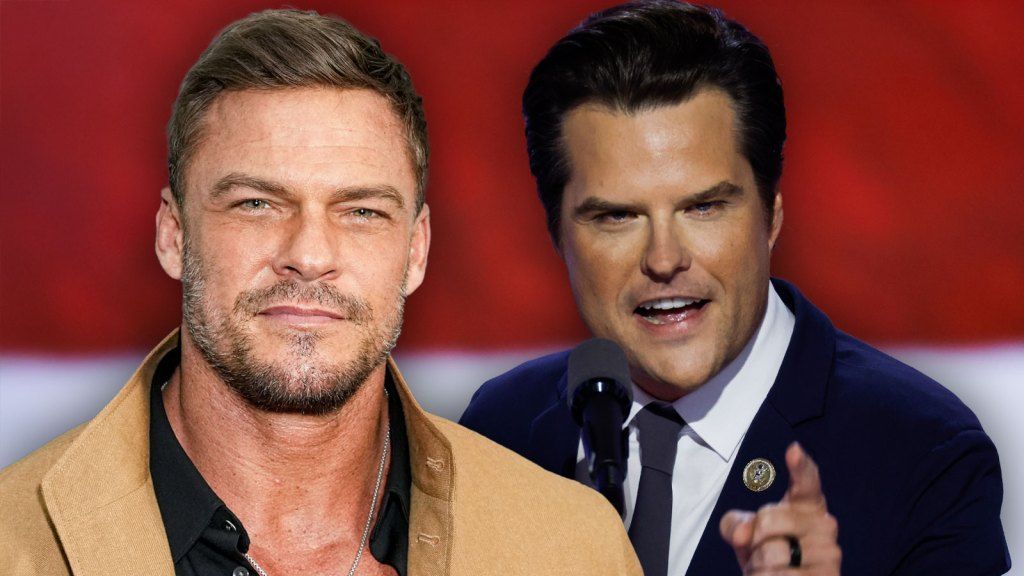 'Reacher' Star Alan Ritchson Calls Childhood Classmate Matt Gaetz A "Motherf***er"