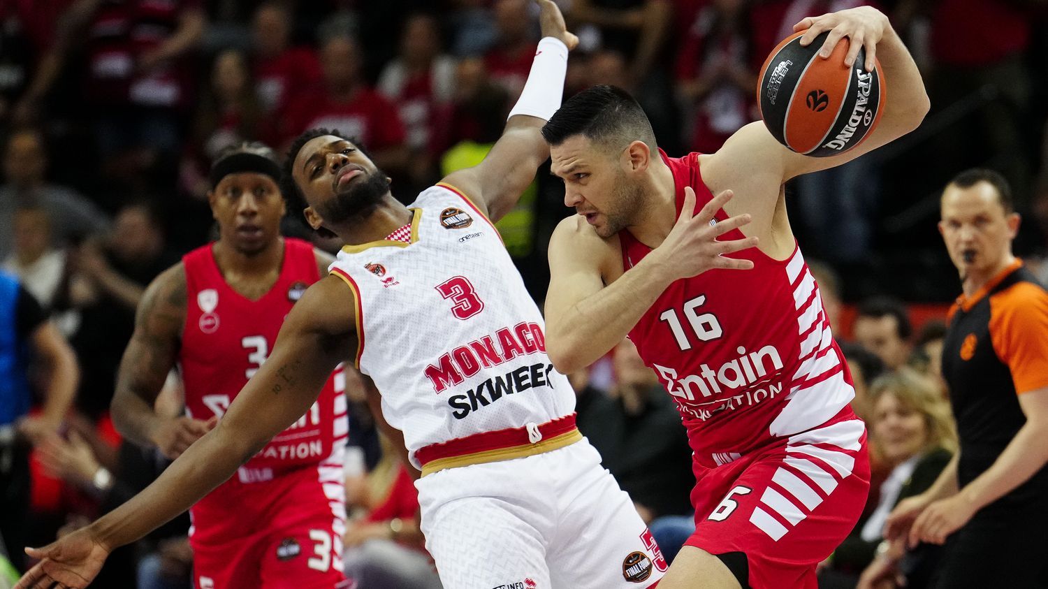 Basket : renversée par l'Olympiakos, l'AS Monaco échoue aux portes de la finale d'Euroligue