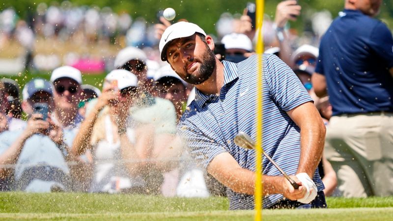 World’s top golfer Scottie Scheffler completes PGA Championship at Valhalla ahead of arraignment