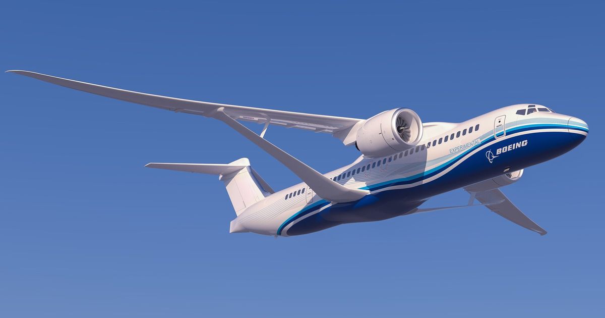 In Paris, Boeing leader teases eye-catching new airplane concept