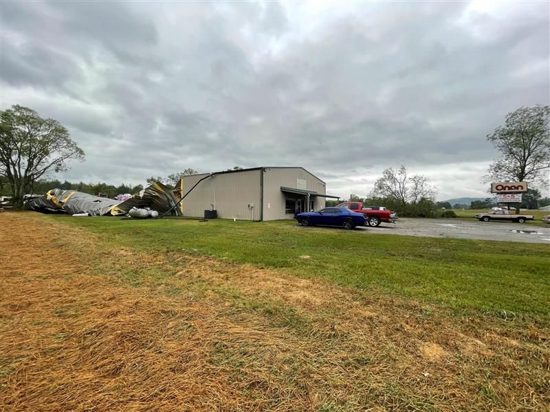 Sunday storms damage local service center, 1500 left without power