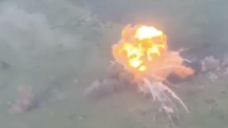 Russia claims to have remotely detonated tank laden with explosives, in apparent new tactic