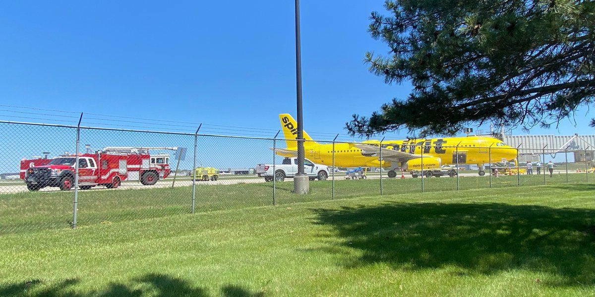 Spirit Airlines flight makes emergency landing at Lincoln Airport