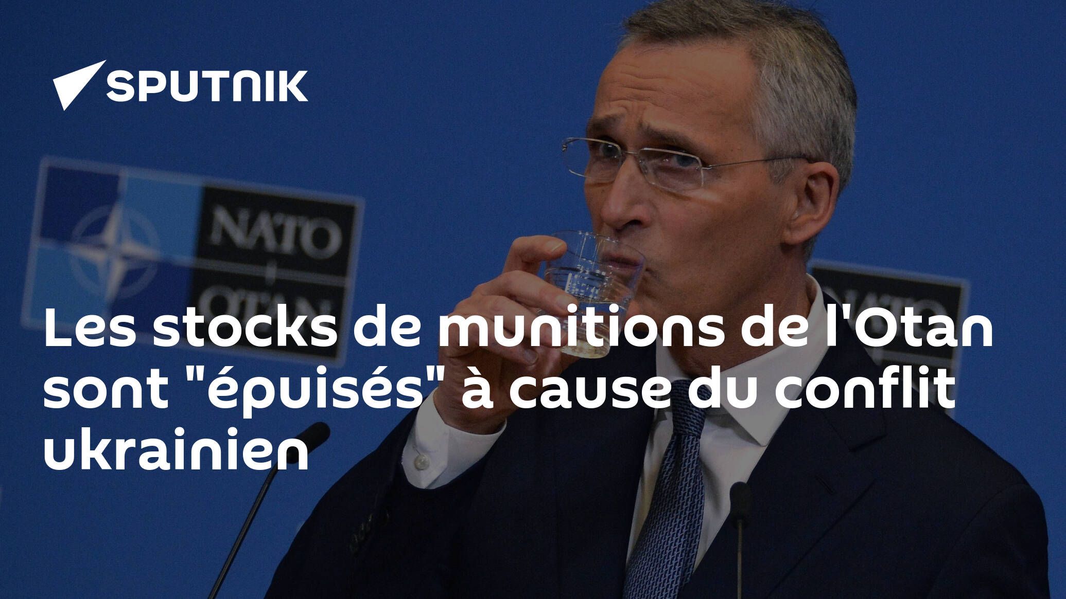 Les stocks de munitions de l'Otan sont "épuisés" à cause du conflit ukrainien