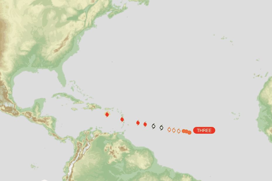 Une dépression tropicale pourrait se transformer en cyclone d'ici à mercredi dans la Caraïbe