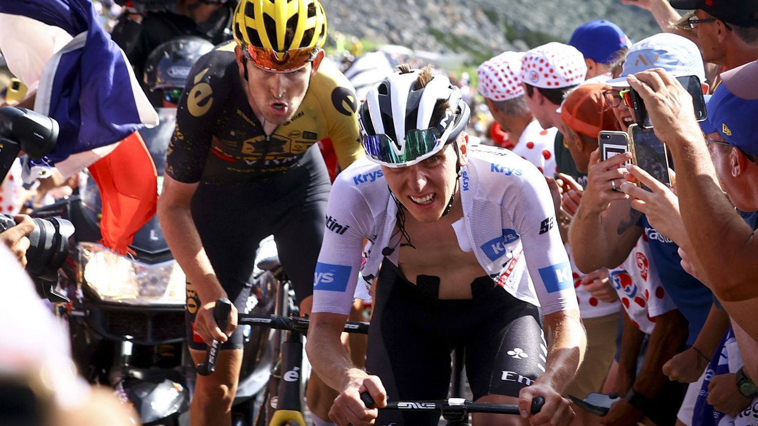 Tour de France 2023 : Tadej Pogacar craque dans le col de la Loze, la 17e étape remportée par Felix Gall