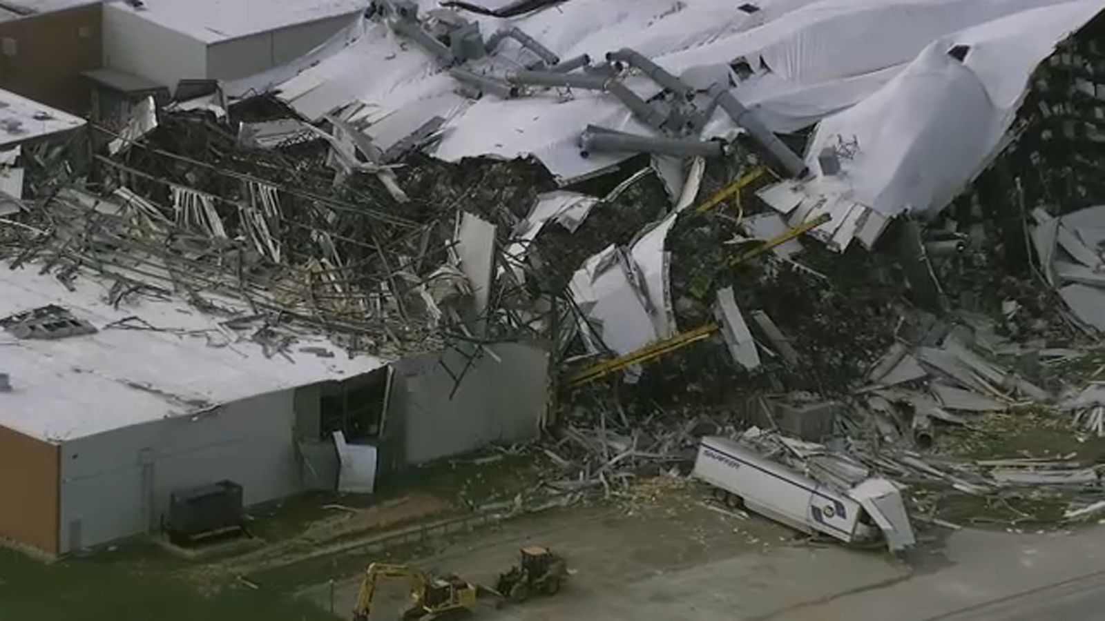 Pfizer facility in North Carolina heavily damaged by tornado packing winds of up to 150 mph