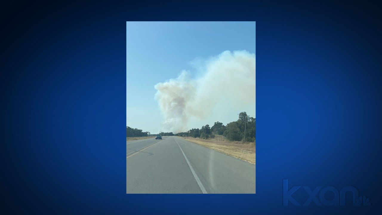 Fire near Jarrell spreads to 100 acres, 0% contained