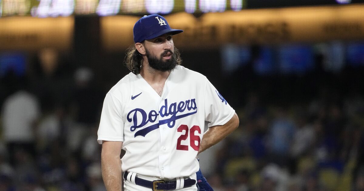 Dodgers pitcher Tony Gonsolin placed on IL, unlikely to return