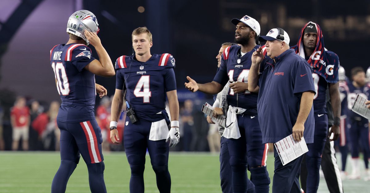 Patriots singing different tune about starting quarterback job