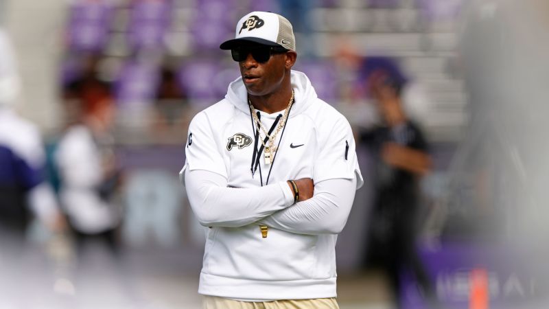 Deion Sanders condemns death threats aimed at Henry Blackburn who made late hit against Travis Hunter in Colorado State football game