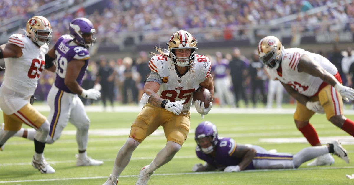 49ers news: George Kittle could miss Week 3 with tightness in his hamstring