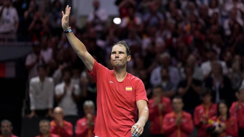 Rafael Nadal retires after Spain is upset by the Netherlands in the Davis Cup