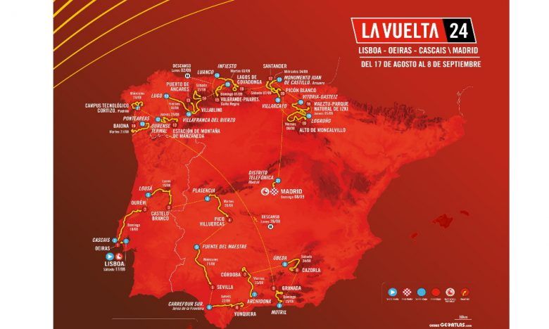 Le parcours de La Vuelta a Espana 2024 a été dévoilé !