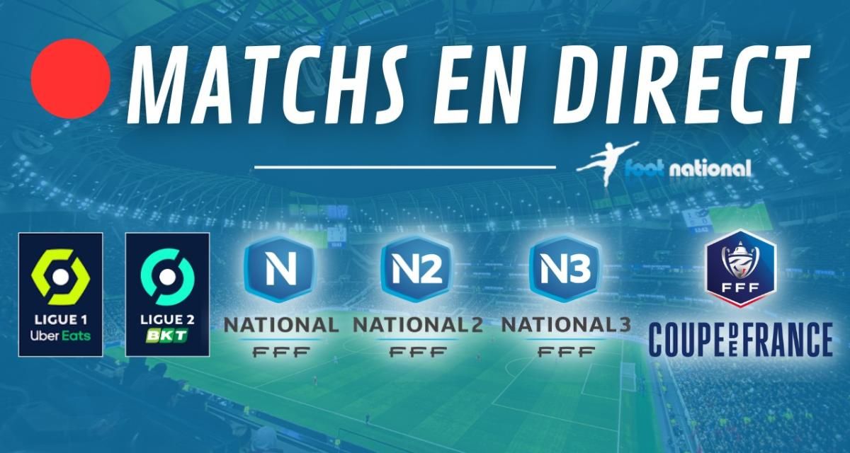 Matchs en direct : L2 en direct dès 20h45