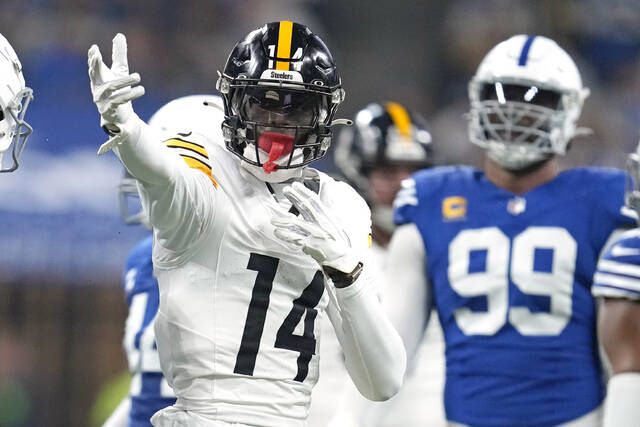 Steelers WR George Pickens blames media, says he didn't want to get hurt blocking on Jaylen Warren run