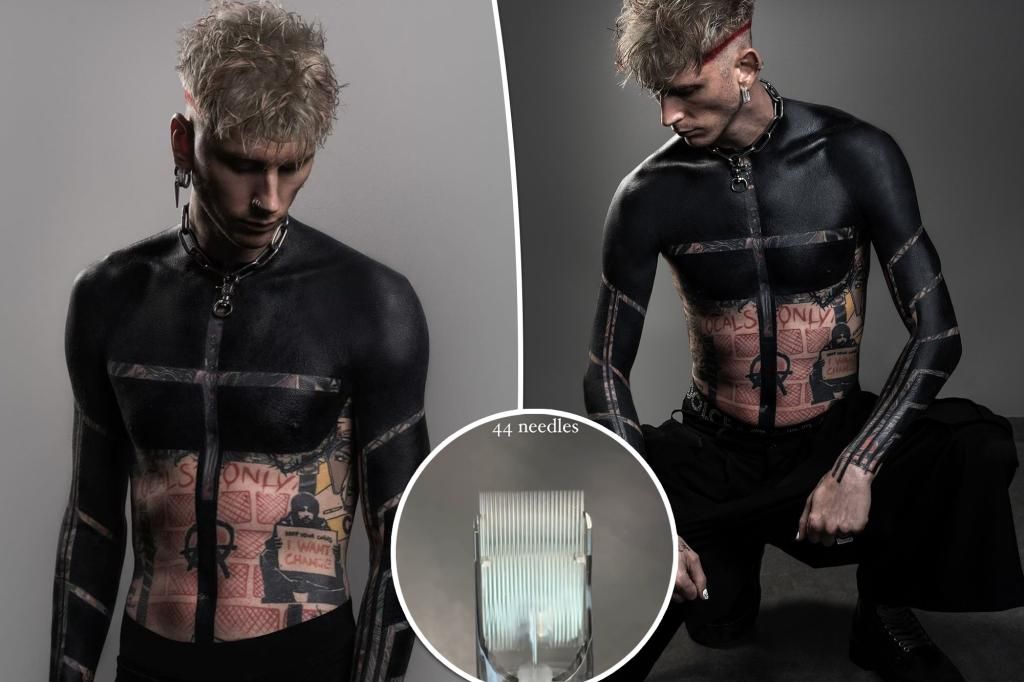 Machine Gun Kelly debuts shocking new tattoo