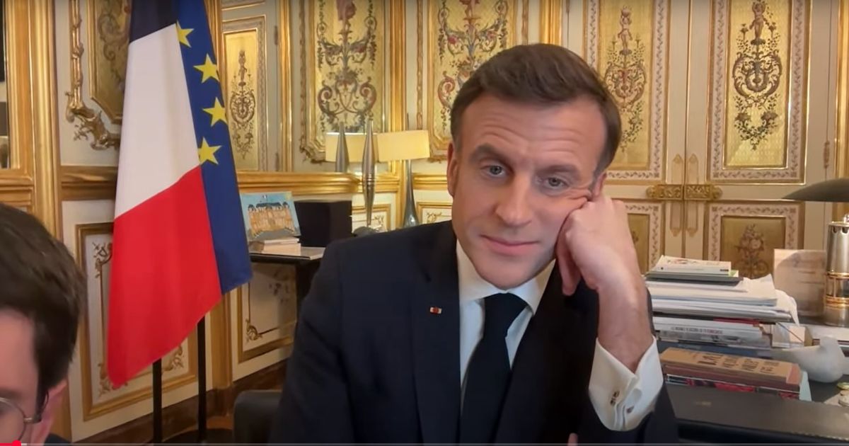 "Ce sont les aléas du direct..." : des problèmes techniques au début du "questions-réponses" de Macron sur l’Ukraine