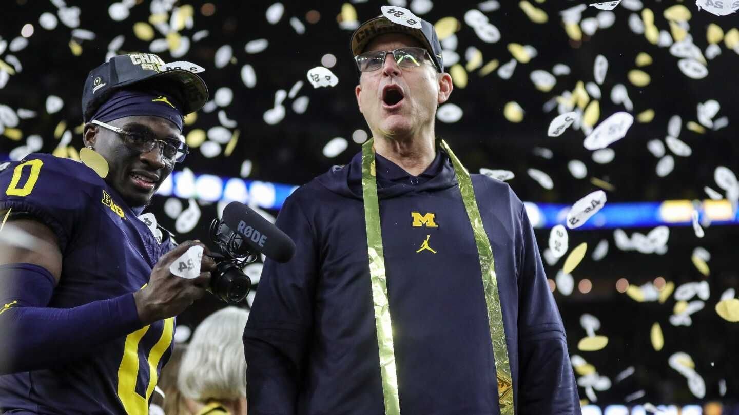 Jim Harbaugh delivers on vow to get tattoo commemorating Michigan national championship