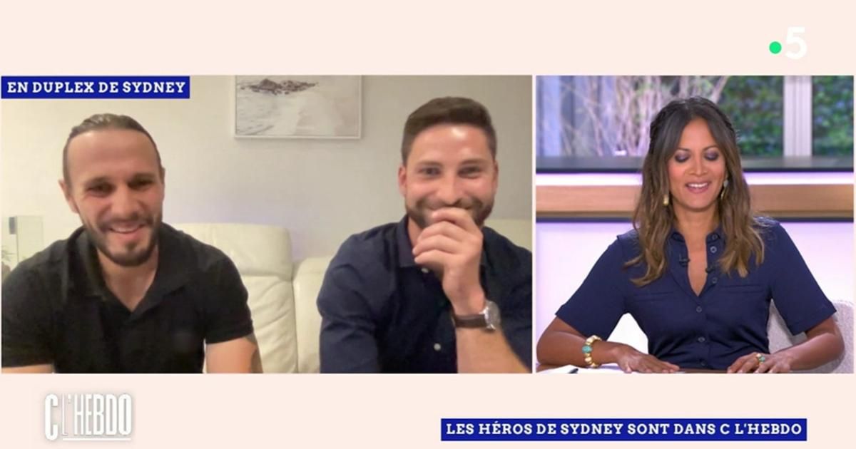 "Je vous trouve beaux" : quand Aurélie Casse drague ouvertement les héros de l’attaque de Sydney dans " C l’hebdo "