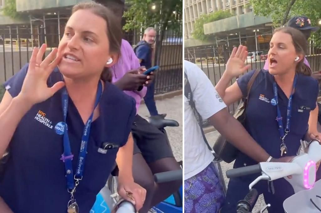 NYC hospital worker Sarah Comrie 'in hiding' after Citi Bike feud: lawyer