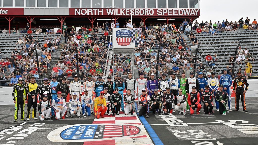 Starting lineup for All-Star Open at North Wilkesboro