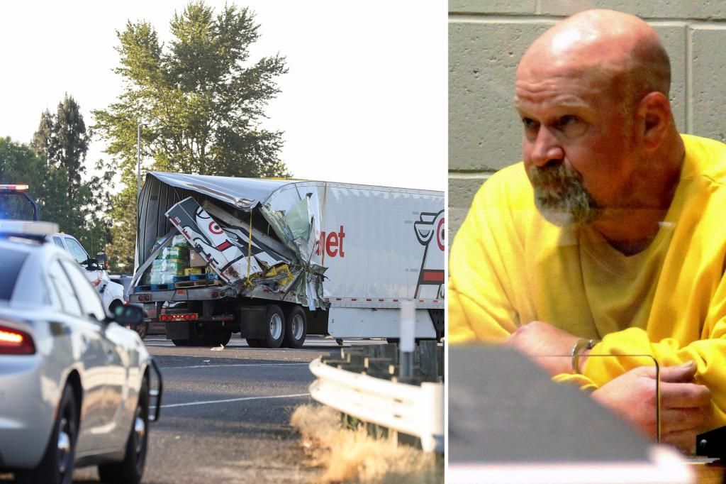 Semitruck driver involved in Oregon crash that killed 7 charged with DUI, manslaughter