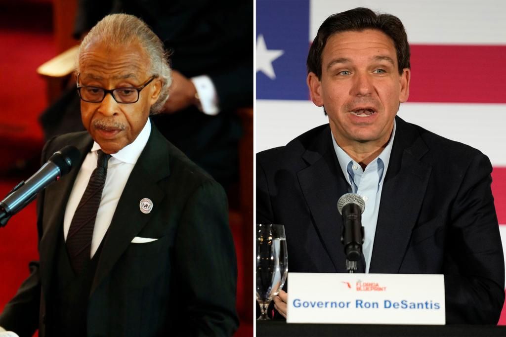 DeSantis fires back after Al Sharpton slams him at Jordan Neely's funeral