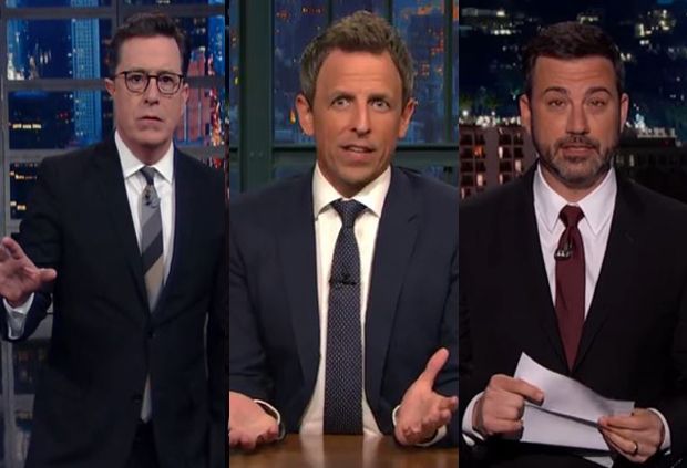 Russia Bans Jimmy Kimmel, Stephen Colbert, And Seth Meyers, US Sanctions Blamed