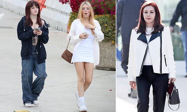 Priscilla Presley attends twin grandkids' school graduation - but Riley Keough does NOT attend