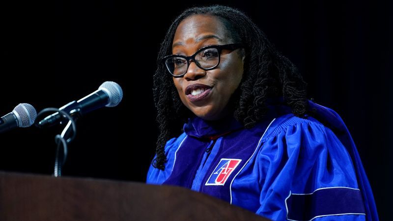 Ketanji Brown Jackson: Supreme Court justice ties lessons from reality show 'Survivor' into commencement address