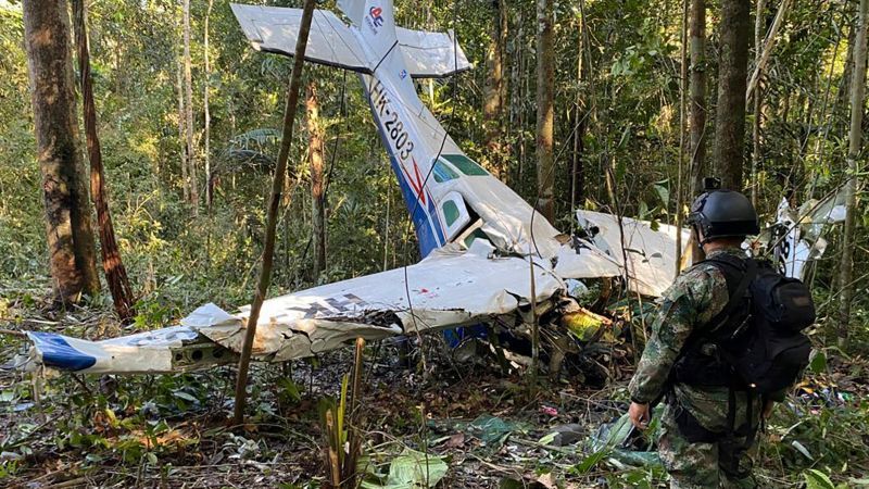 Colombian plane that crashed in the jungle suffered similar crash less than two years ago