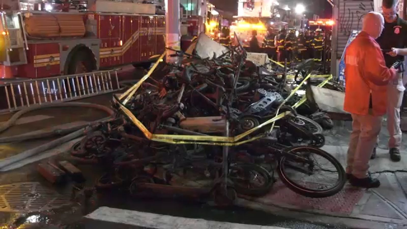 2 men, 2 women killed in fire at bike shop on Lower East Side