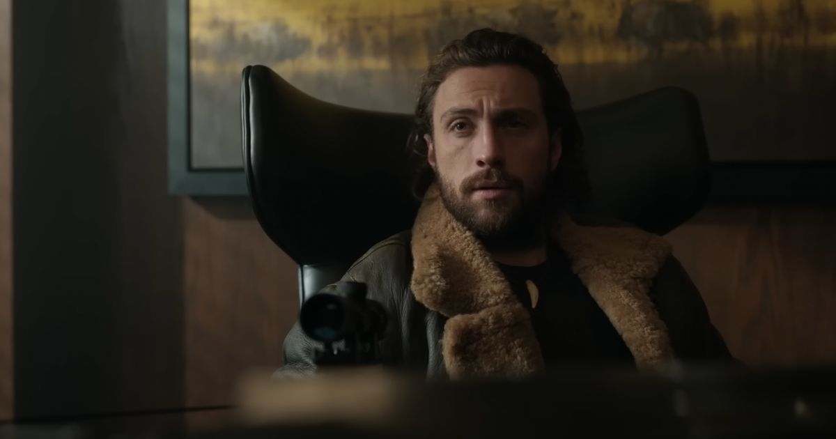 Aaron Taylor-Johnson Hunts for His Latest Movie