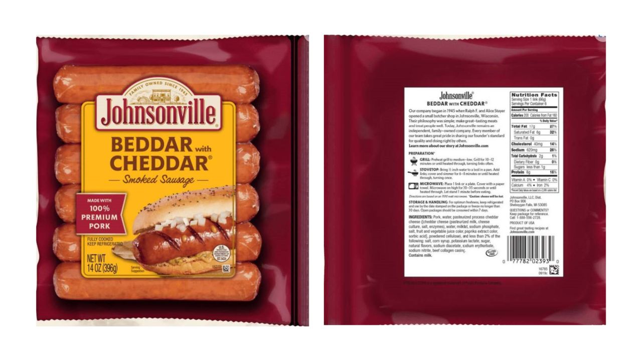 Over 42k pounds of sausage links recalled, includes Kansas