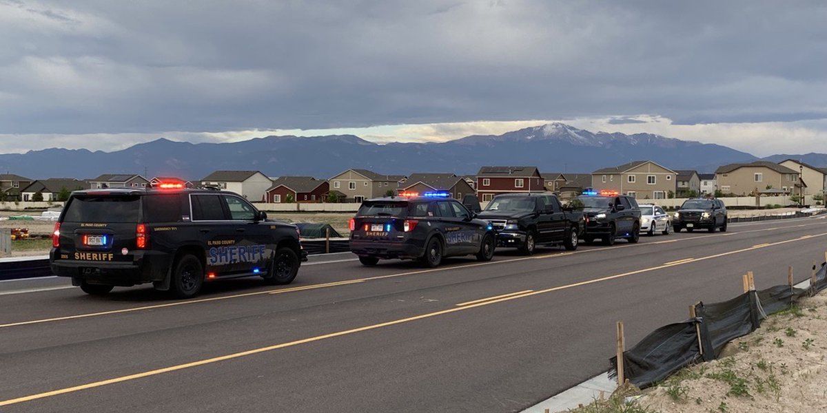 Heavy law enforcement activity in northeast Colorado Springs