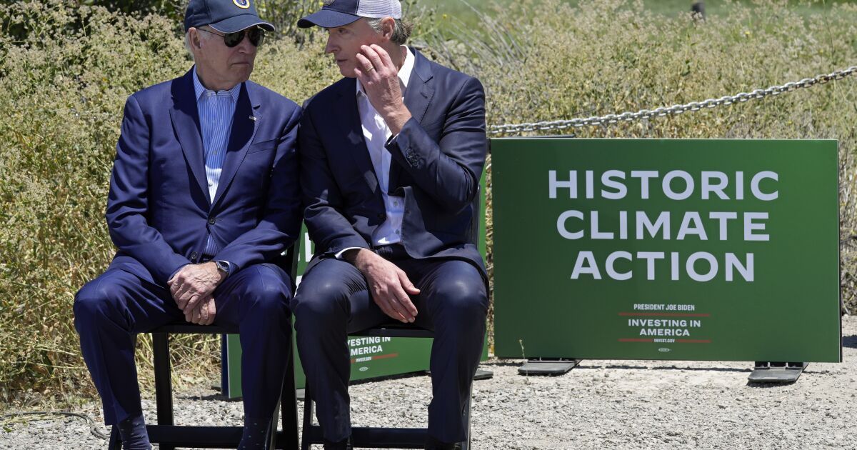 Biden announces funding to combat climate change, raises campaign money, during swing through California