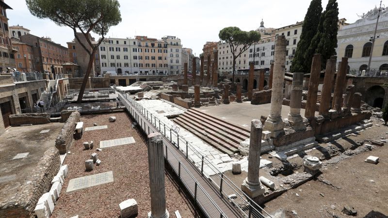 Square where Julius Caesar was killed opens to the public in Rome