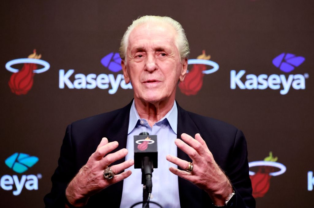 Pat Riley addresses state of Miami Heat at media session