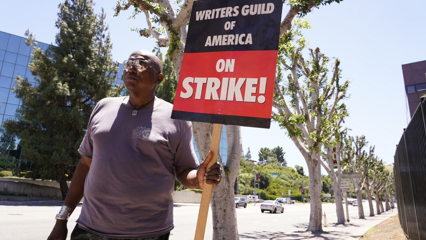 Trimmed trees outside LA studio become flashpoint for striking Hollywood writers and actors