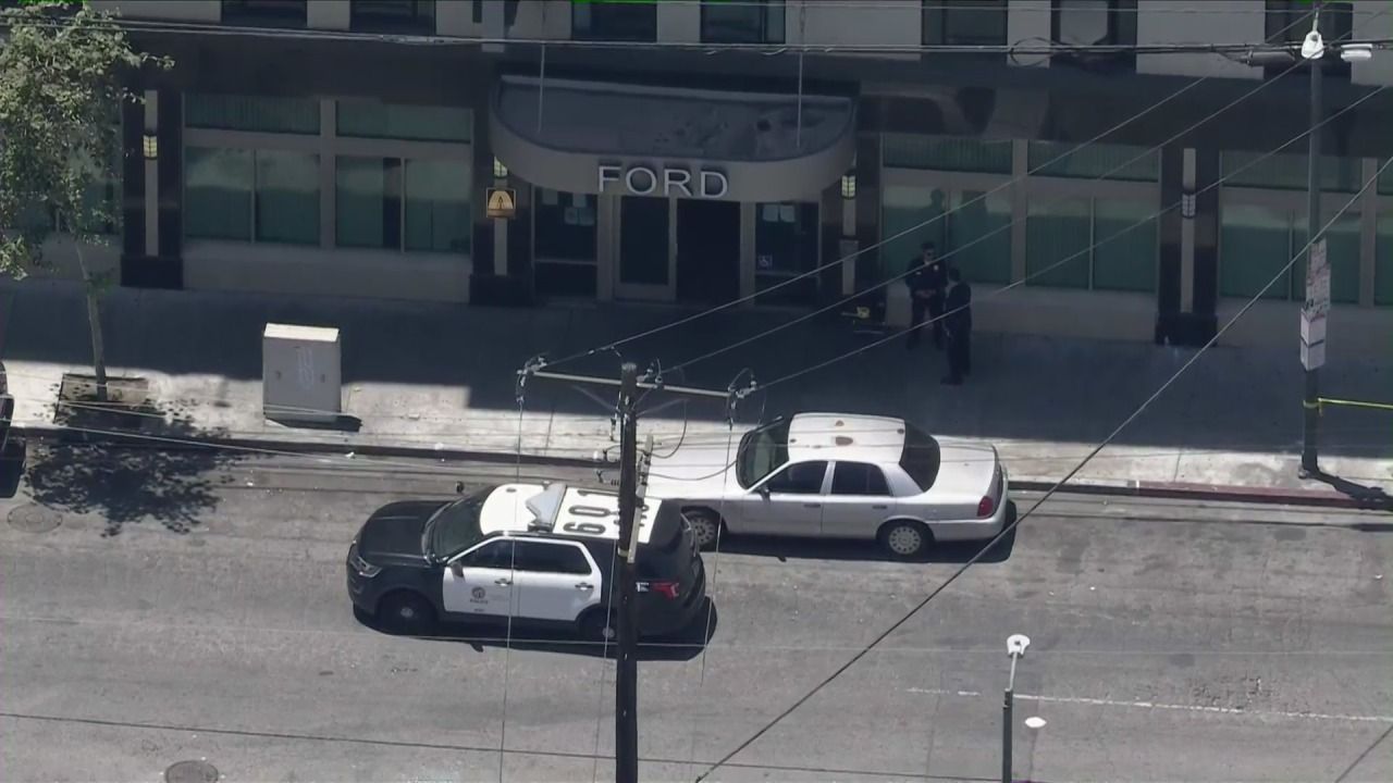 LAPD shoots man in chest in downtown Los Angeles