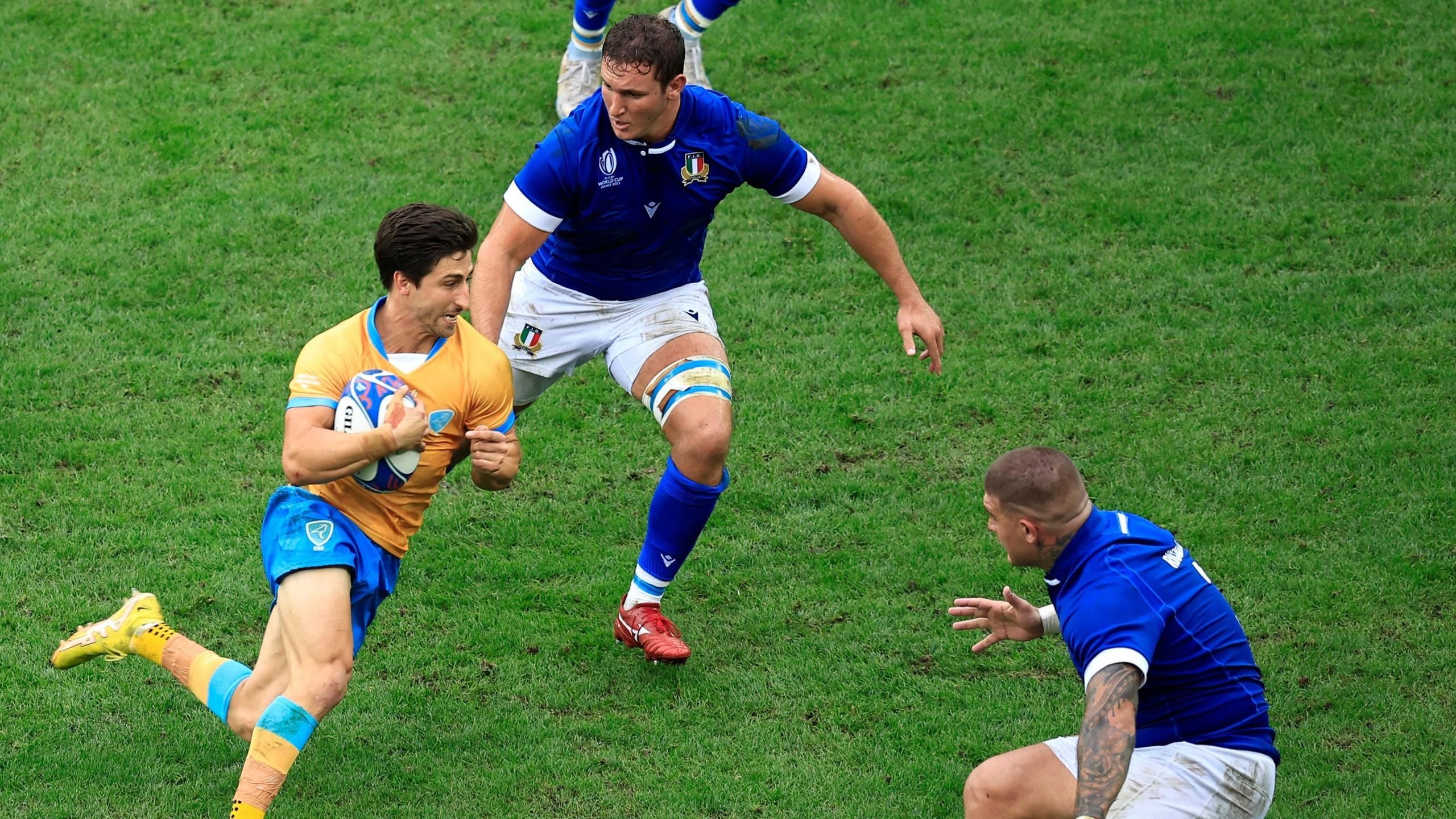 Groupe de l'équipe de France : Malmenée, l'Italie renverse l'Uruguay (38-17)