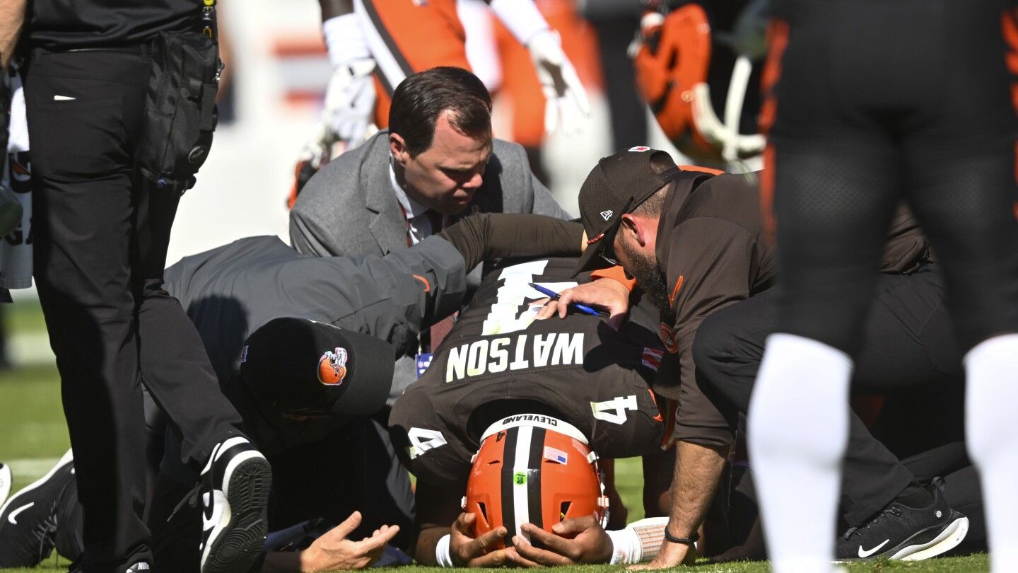 Browns QB Watson suffers likely season-ending Achilles injury