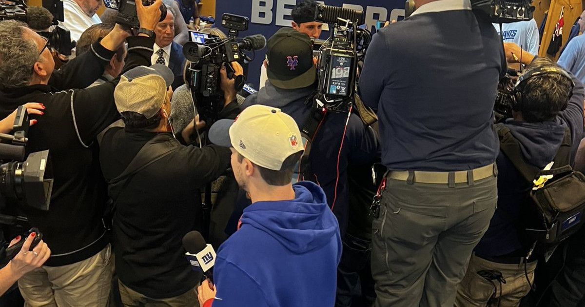 New York Giants players react to quarterback change