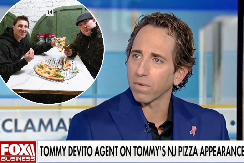 Tommy DeVito's agent Sean Stellato clarifies role after pizza snafu